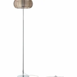 Lampadaire Brilliant RELAX Bronze, Chrome, 2 lumières