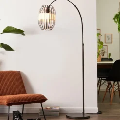 Lampadaire Brilliant Slope Noir, 1 lumière