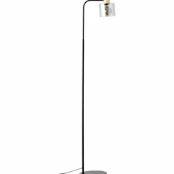 Lampadaire Brilliant Weald Bois clair, Noir, 1 lumière