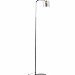 Lampadaire Brilliant Weald Bois clair, Noir, 1 lumière