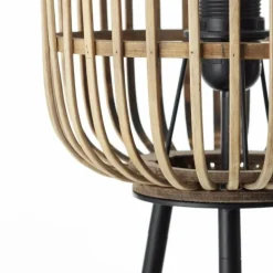 Lampadaire Brilliant Woodrow Brun, 1 lumière