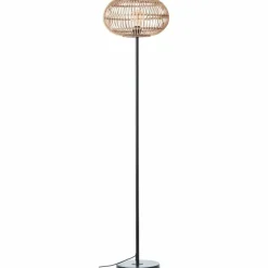 Lampadaire Brilliant Woodball Noir, 1 lumière