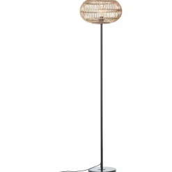 Lampadaire Brilliant Woodball Noir, 1 lumière