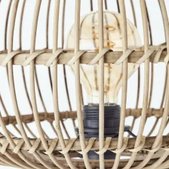 Lampadaire Brilliant Woodball Noir, 1 lumière