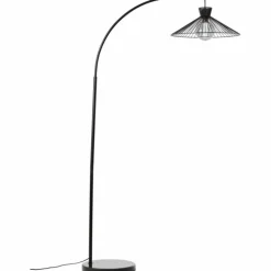 Lampadaire Brilliant-Leuchten Elmont Noir, 1 lumière