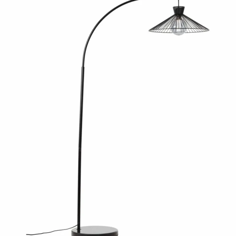 Lampadaire Brilliant-Leuchten Elmont Noir, 1 lumière