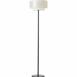 Lampadaire Brilliant-Leuchten Odar Noir, 1 lumière