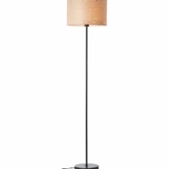 Lampadaire Brilliant-Leuchten Romm Noir, 1 lumière
