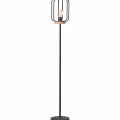 Lampadaire Brilliant-Leuchten Tosh Écru, Noir, 1 lumière