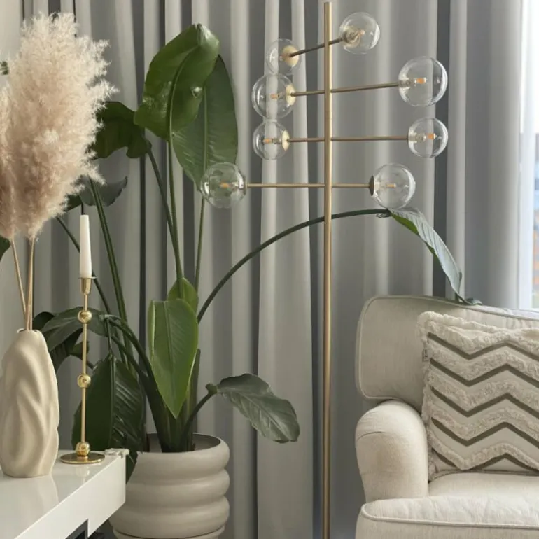 Lampadaire By Rydens Avenue Or, 8 lumières