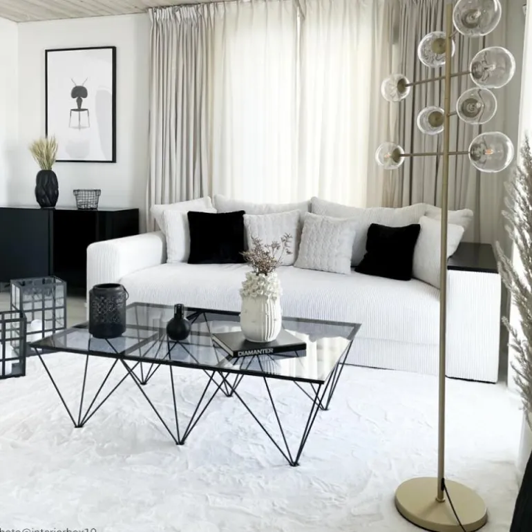 Lampadaire By Rydens Avenue Or, 8 lumières