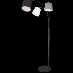 Lampadaire By Rydens Foggy Noir, 3 lumières