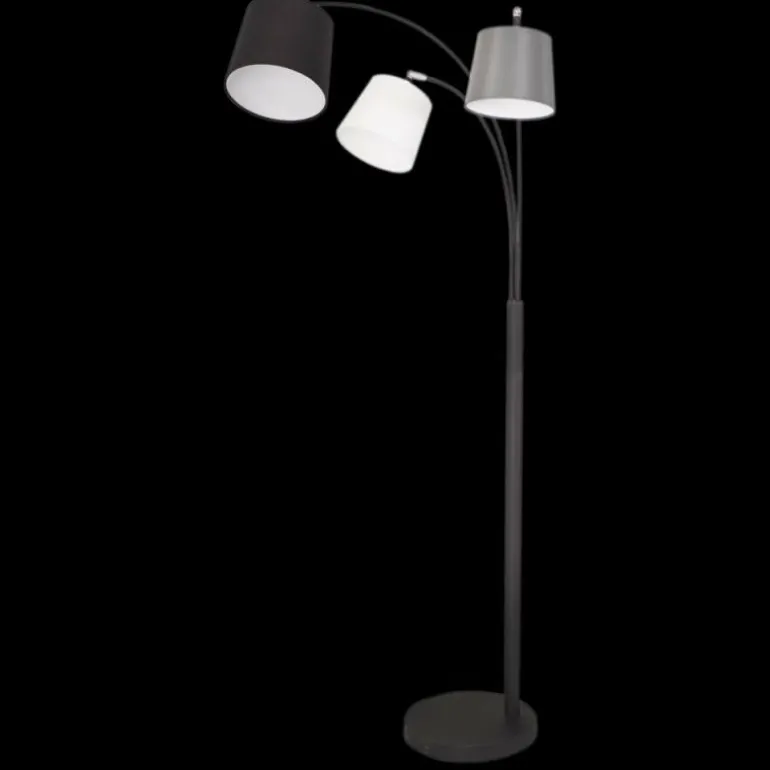 Lampadaire By Rydens Foggy Noir, 3 lumières