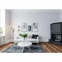 Lampadaire By Rydens Heroes Laiton, Noir, 12 lumières