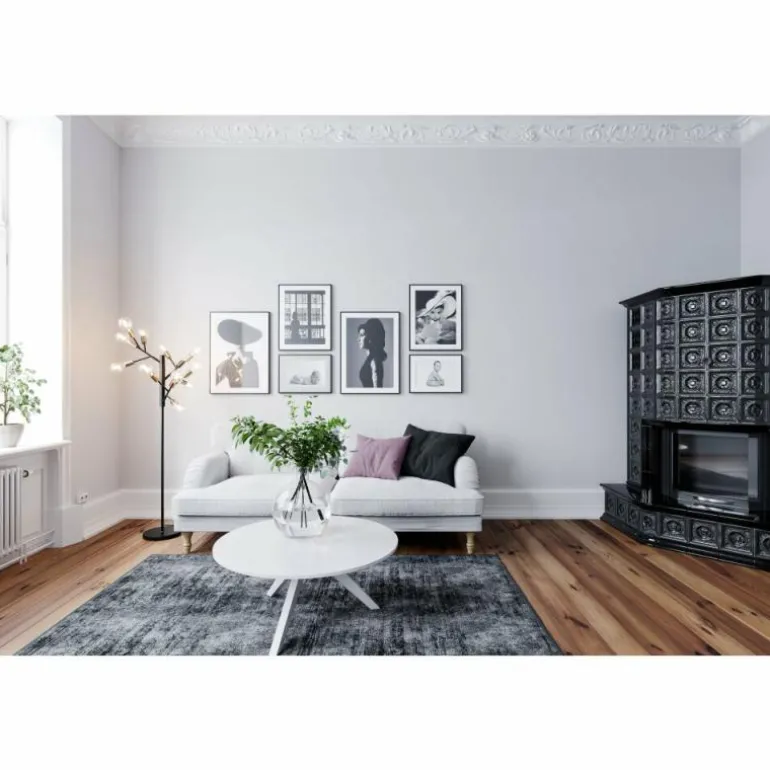 Lampadaire By Rydens Heroes Laiton, Noir, 12 lumières