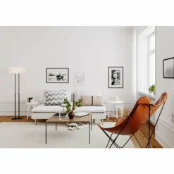 Lampadaire By Rydens Luton Noir, 2 lumières