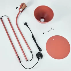 Lampadaire Chipou Rouille, 1 lumière