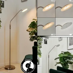 Lampadaire Chirep LED Nickel mat, 1 lumière