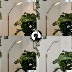 Lampadaire Chirep LED Nickel mat, 1 lumière