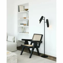 Lampadaire Design For The People by Nordlux ROCHELLE Noir, 2 lumières