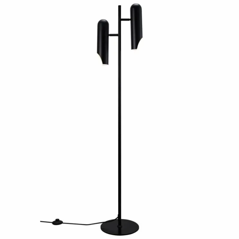 Lampadaire Design For The People by Nordlux ROCHELLE Noir, 2 lumières