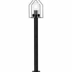 Lampadaire d'extérieur Brilliant Home Noir, 1 lumière