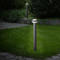 Lampadaire d'extérieur Brilliant Ilton LED Noir, 1 lumière