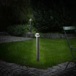 Lampadaire d'extérieur Brilliant Ilton LED Noir, 1 lumière