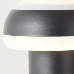 Lampadaire d'extérieur Brilliant Ilton LED Noir, 1 lumière