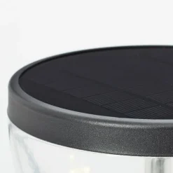 Lampadaire d'extérieur Brilliant Tulip LED Noir, 1 lumière, Détecteur de mouvement