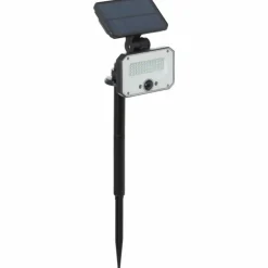 Lampadaire d'extérieur Brilliant Joplin LED Noir, 1 lumière, Détecteur de mouvement