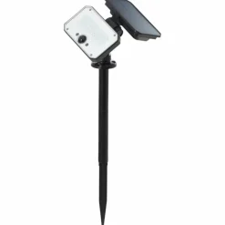 Lampadaire d'extérieur Brilliant Joplin LED Noir, 1 lumière, Détecteur de mouvement