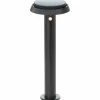 Lampadaire d'extérieur Brilliant Alvero LED Noir, 1 lumière, Détecteur de mouvement
