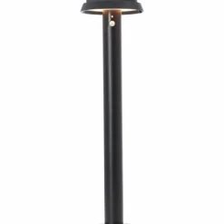 Lampadaire d'extérieur Brilliant Alvero LED Noir, 1 lumière, Détecteur de mouvement