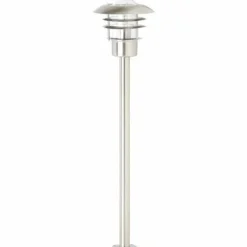 Lampadaire d'extérieur Brilliant Terrence Acier inoxydable, 1 lumière