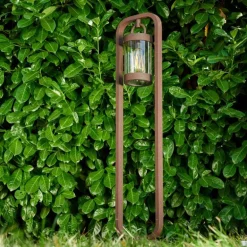 Lampadaire d'extérieur Fulham Rouille, 1 lumière