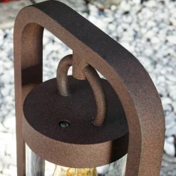 Lampadaire d'extérieur Fulham Rouille, 1 lumière