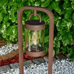 Lampadaire d'extérieur Fulham Rouille, 1 lumière