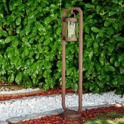 Lampadaire d'extérieur Fulham Rouille, 1 lumière