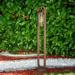 Lampadaire d'extérieur Fulham Rouille, 1 lumière