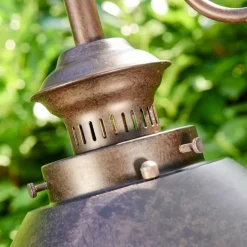 Lampadaire d'extérieur Lohja Rouille, 3 lumières