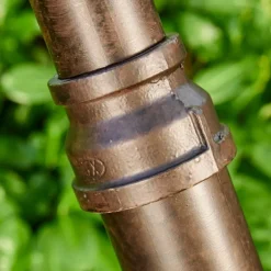 Lampadaire d'extérieur Lohja Rouille, 3 lumières