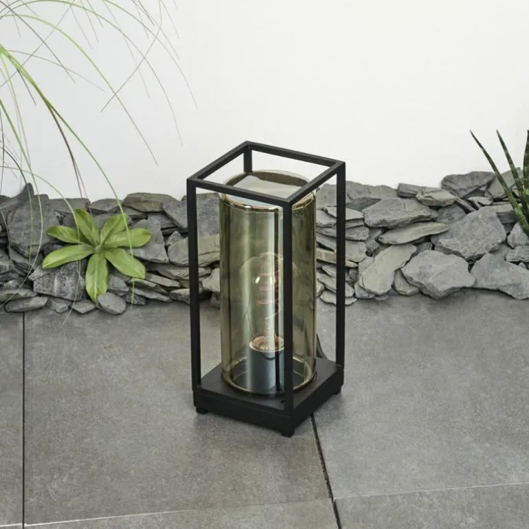 Lampadaire d'extérieur Palanga Noir, 1 lumière