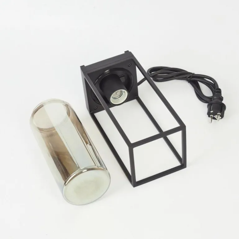 Lampadaire d'extérieur Palanga Noir, 1 lumière