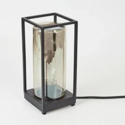 Lampadaire d'extérieur Palanga Noir, 1 lumière