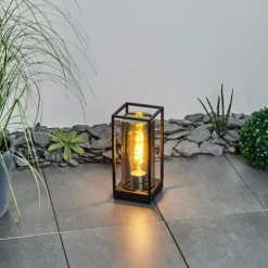 Lampadaire d'extérieur Palanga Noir, 1 lumière