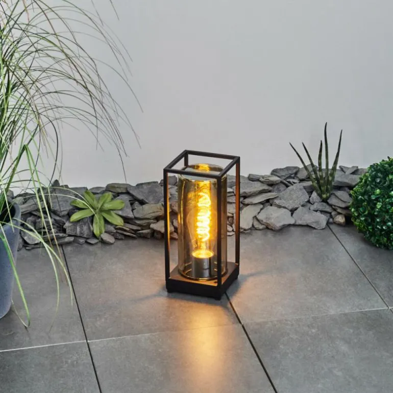 Lampadaire d'extérieur Palanga Noir, 1 lumière