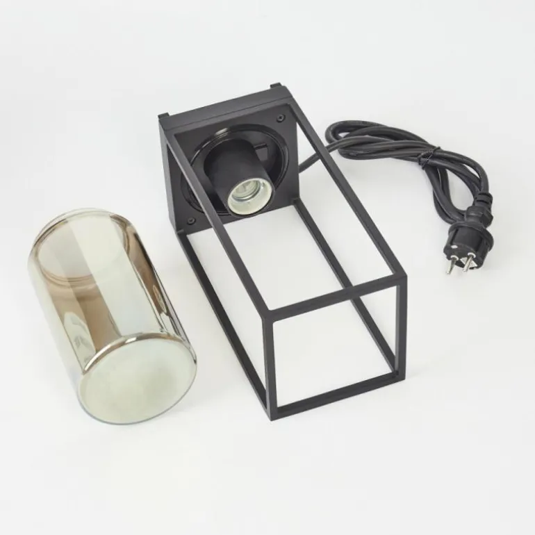 Lampadaire d'extérieur Palanga Noir, 1 lumière