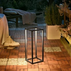 Lampadaire d'extérieur Paul-Neuhaus TUNA LED Noir, 4 lumières