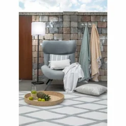 Lampadaire d'extérieur SCHÖNER WOHNEN-Kollektion LED Noir, 1 lumière, Télécommandes, Changeur de couleurs